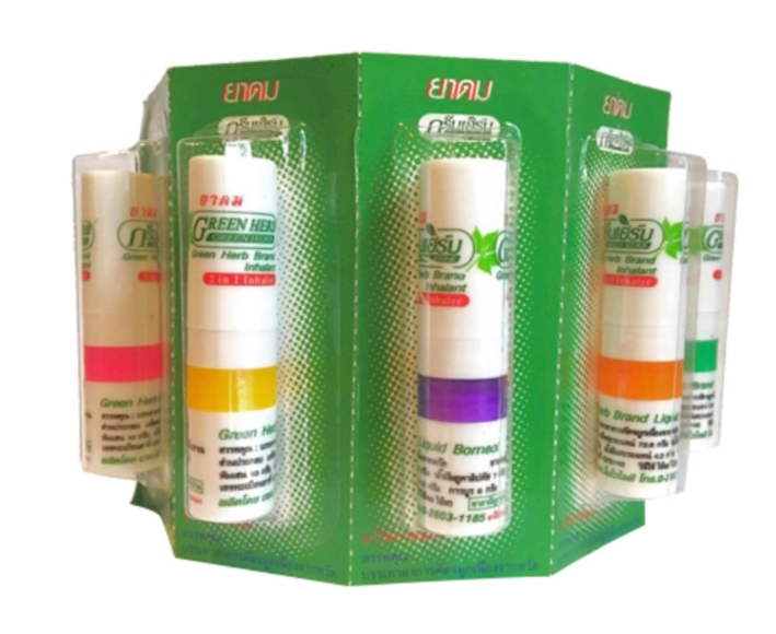 DẦU HÍT THÔNG MŨI BẠC GREEN HERB THÁI LAN