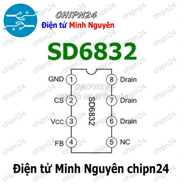 [1 con] (DIP) IC SD6832 DIP-8 (6832) - HH005606