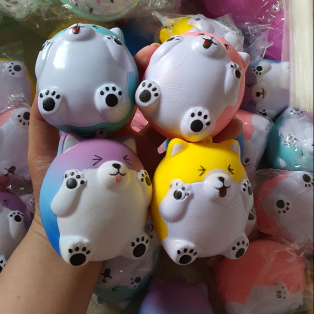 Squishy cún dễ thương ,squishy quả cầu