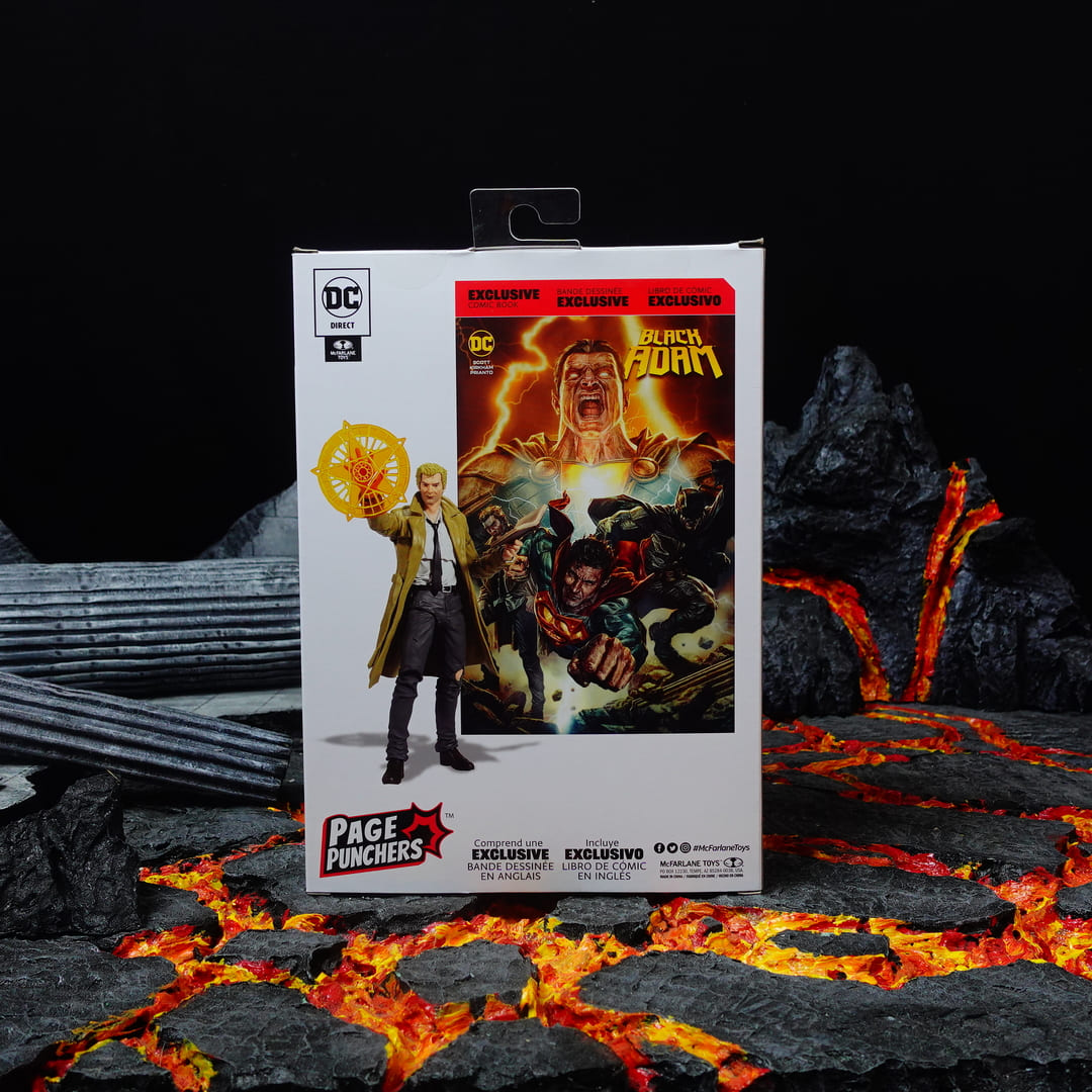 Mô hình Mcfarlane Page Punchers John Constantine dòng DC Multiverse Black Adam Comic 18cm DCMF79