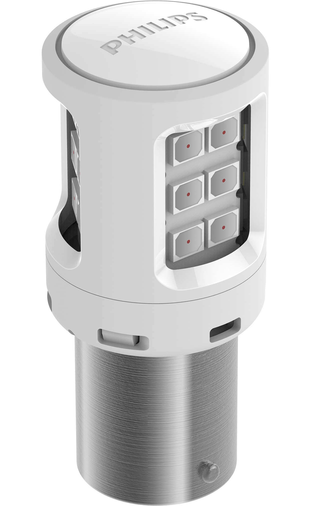 Đèn tín hiệu Philips P21W - S25 LED ĐỎ VÀ TRẮNG