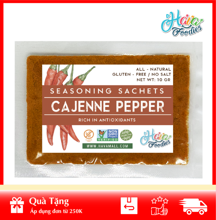 [HOÀN TIỀN MAX 10%][ HÀNG CÔNG TY NHẬP KHẨU ] Bột Ớt Bịch 10gr - Cajenne Cayenne Pepper Powder