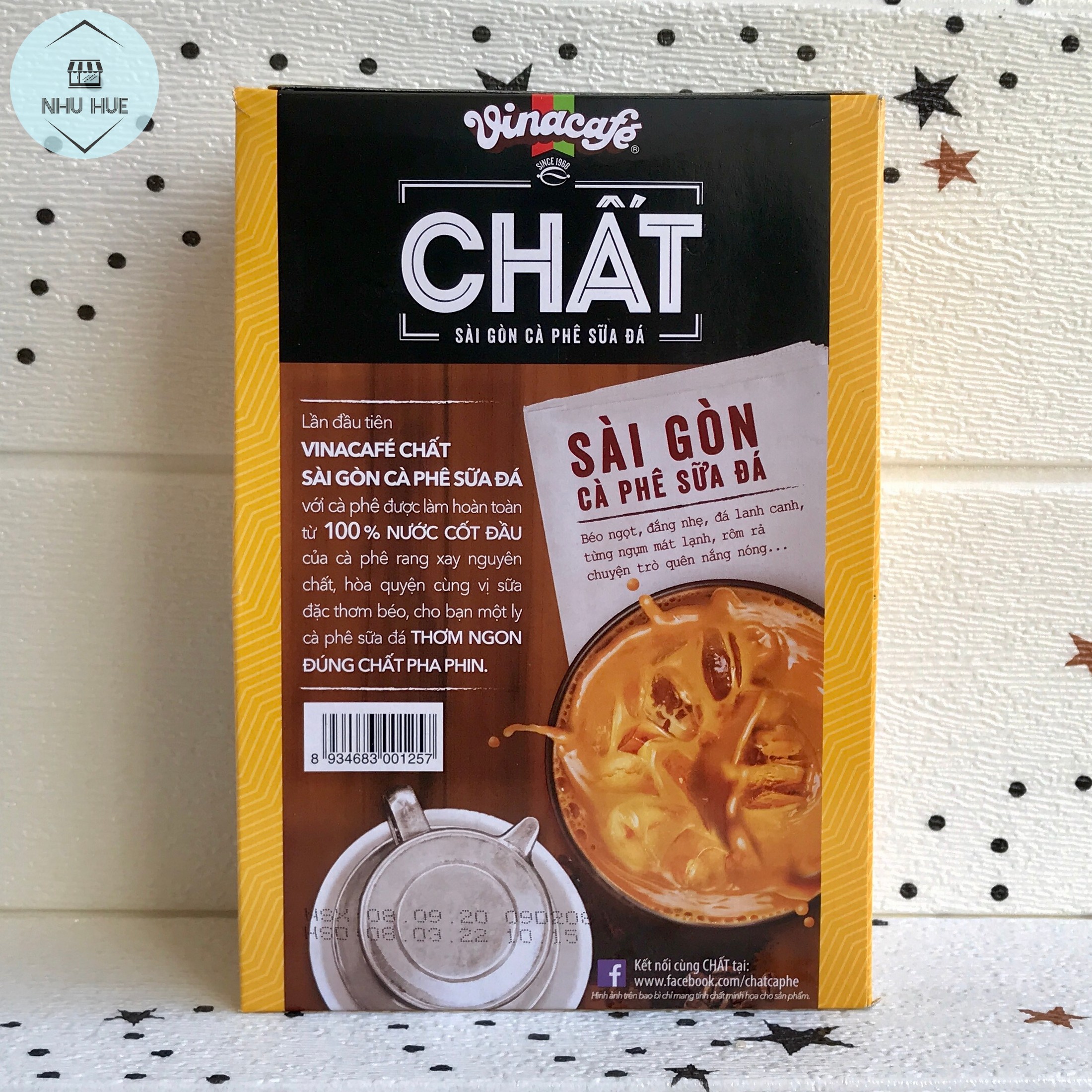 Cà phê Chất Vinacafe (hộp 10 gói x 29g)