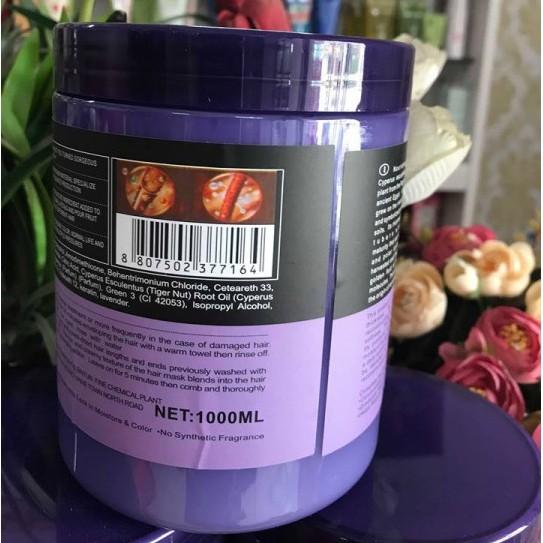 Kem hấp, ủ tóc Keratin 1000ml - Cho Tóc Khỏe, Hương Lavender
