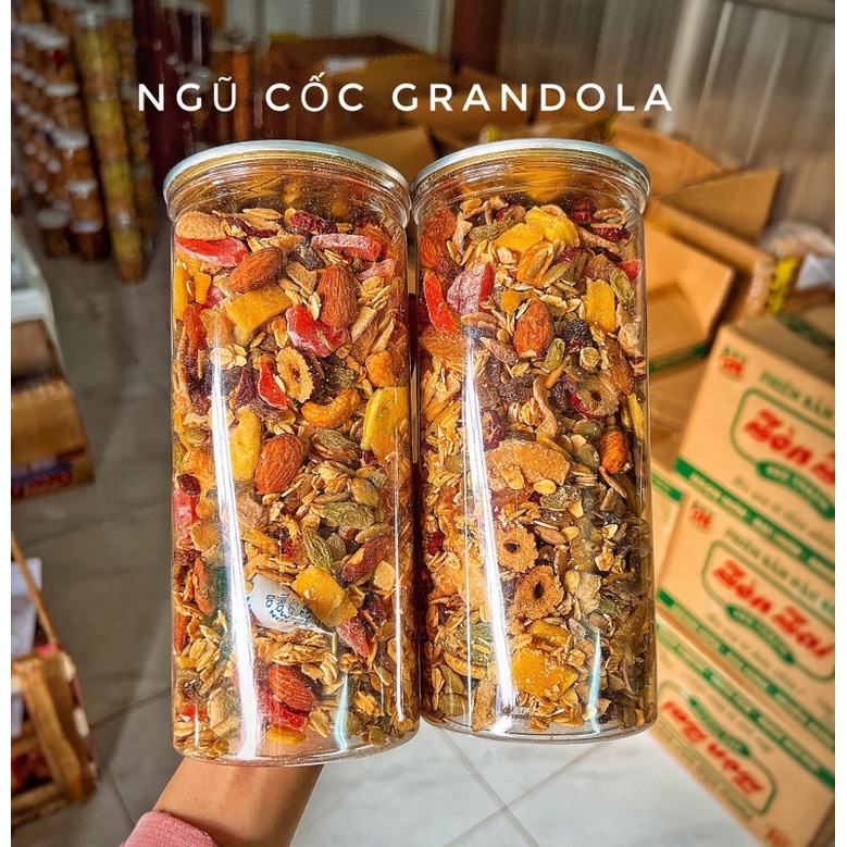 500Gram Granola 45% yến mạch 3 vị ( Vị truyền thống, Vị matcha, vị Chocolate)