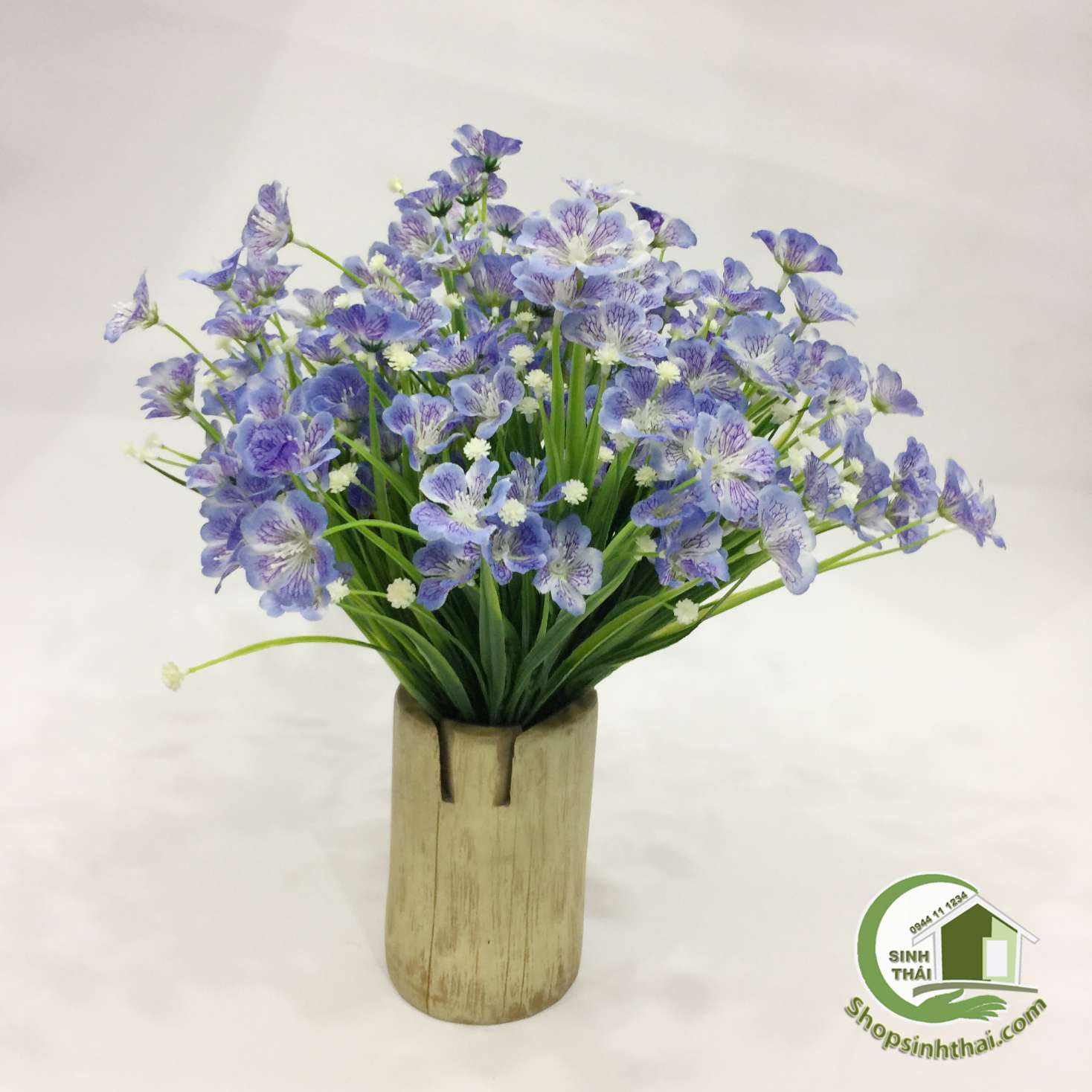 [HCM]Bụi hoa cánh bướm màu tím