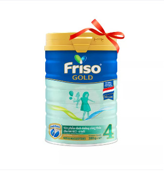 DATE 2 2024 10 lon Sữa bột Friso gold số 4 380g 3kg8 sua