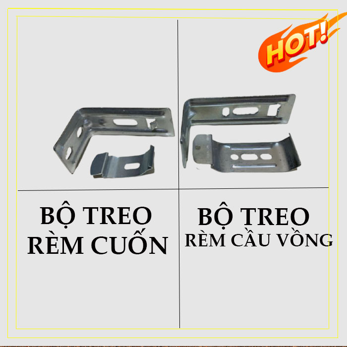 Phụ kiện để lắp rèm cầu vồng và rèm cuốn