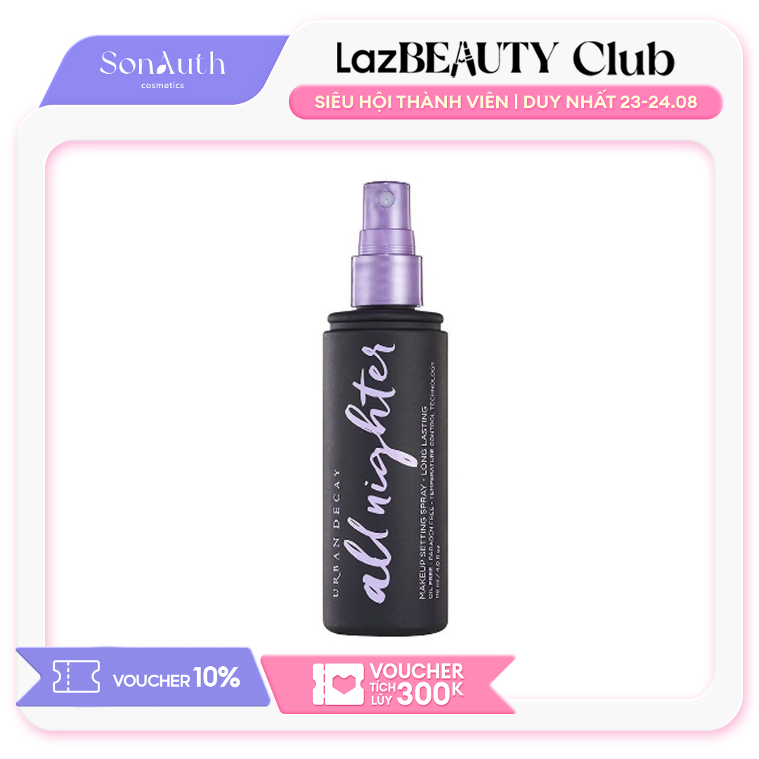 [Hoàn tiền 20%] Xịt make-up Urban Decay All Nighter Long Lasting Setting Spray - Original