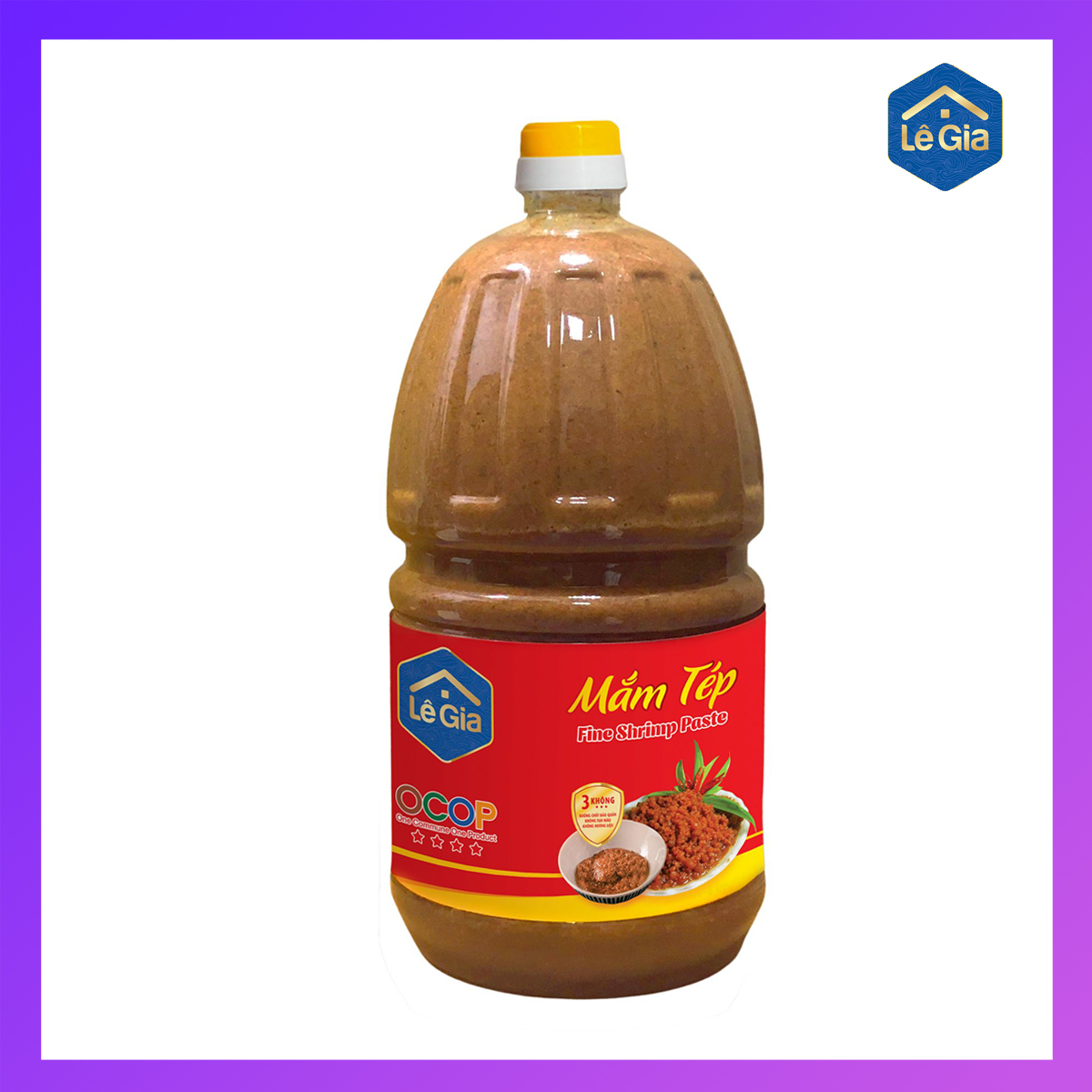 Mắm tép Lê Gia can 2L