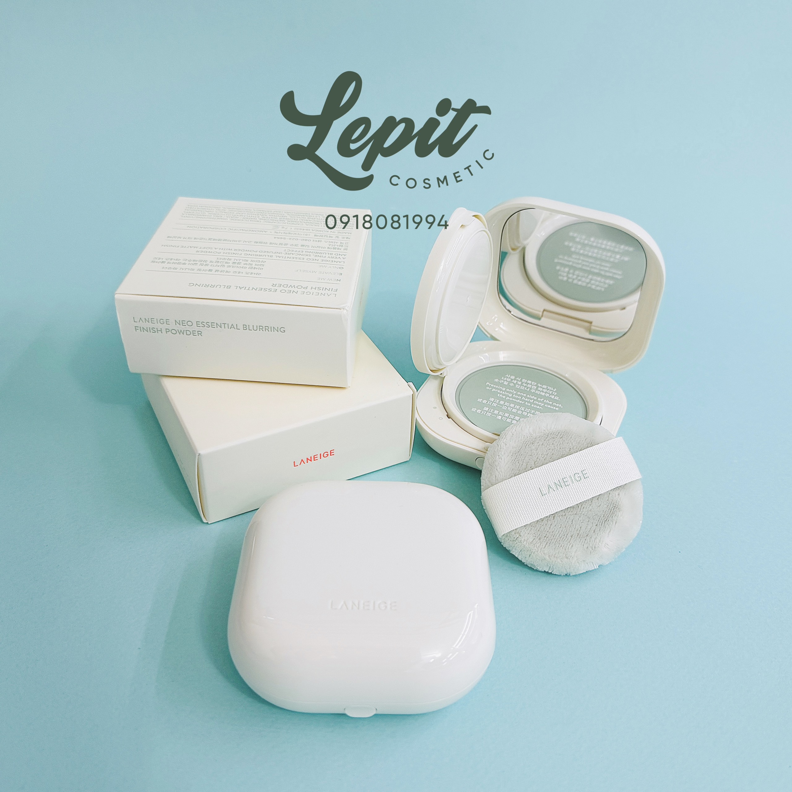 Phấn phủ bột Laneige Neo Essential Blurring Finish Powder
