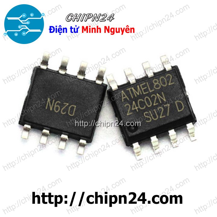 Ic dán 24c02 sop-8
