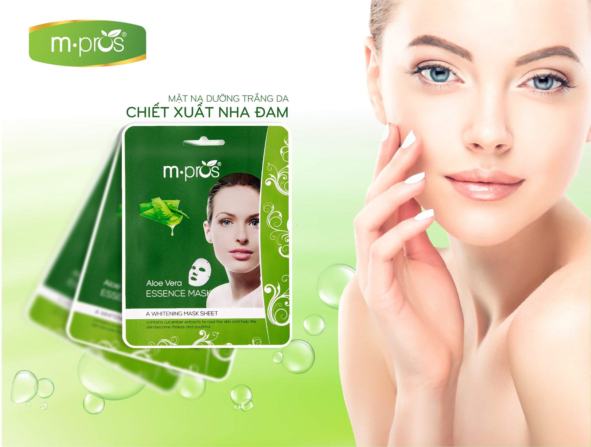 [HCM]Mặt Nạ Dưỡng Da Nha Đam MPROS 35g