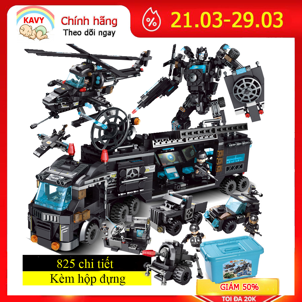 Tuyển tập bộ đồ chơi xếp hình Lego nhiều chủ đề và tạo hình khác nhau, nhựa ABS an toàn, chi tiết sắc sảo