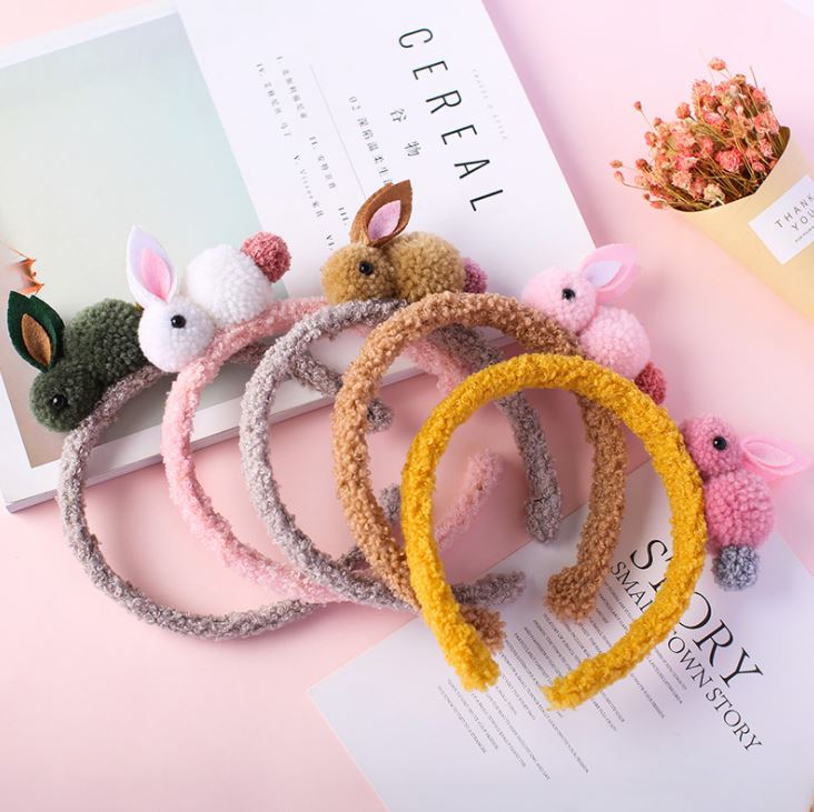 Băng Đô, Bờm Cài Tóc Mix Thỏ Con Cute
