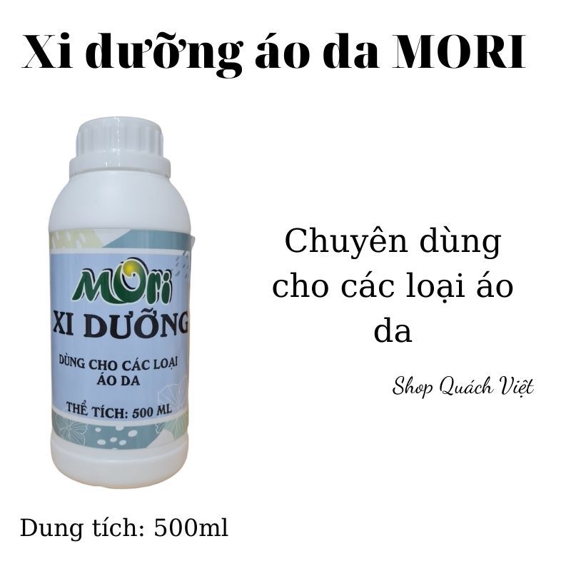 Xi đen áo da MORI, dung tích 500ml