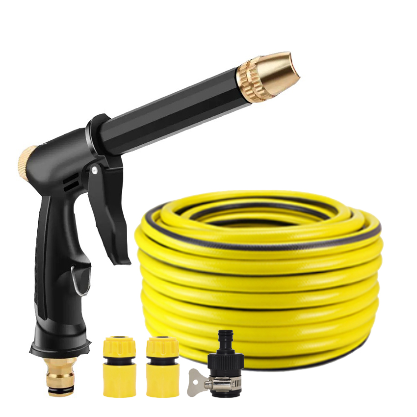 Bộ dây và vòi phun tăng áp, vòi xịt rửa xe, vòi tưới cây đa năng loại 5m 810-2498