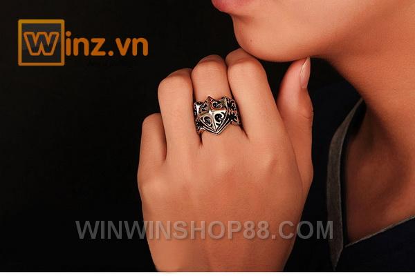 Nhẫn Inox N202 (Đen)