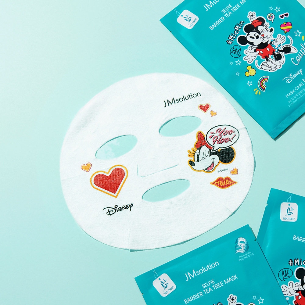 Mặt Nạ JM Solution Selfie Barrier Tea Tree Mask [MIẾNG LẺ] Giúp Tái Tạo Làn Da 30ml