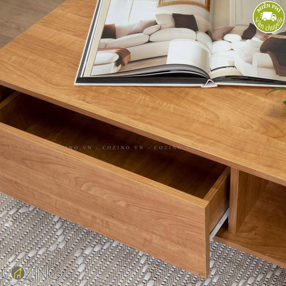 Bàn trà / sofa Blake gỗ tự nhiên (khung sắt)