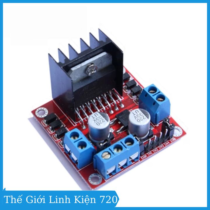 Module L298 mạch cầu H điều khiển động cơ DC