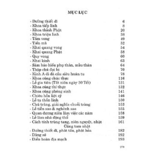 Sách - Khoa cúng thông dụng