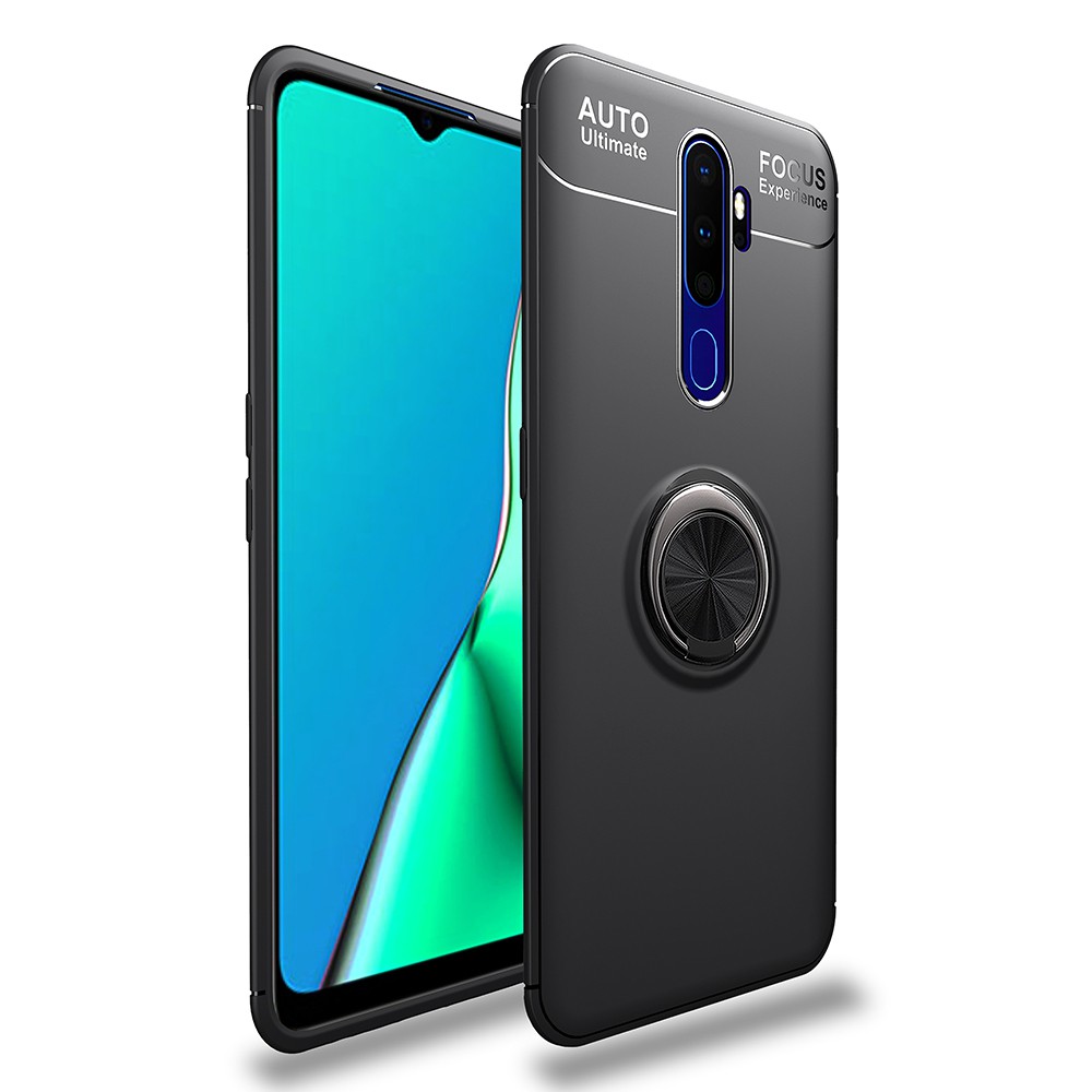 Ốp Lưng Auto Focus OPPO A5 2020, A9 2020 Cao Su Bracket Iring