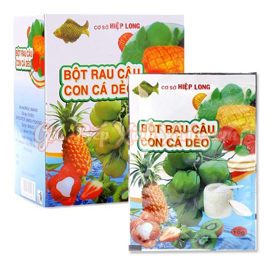 THẠCH RAU CÂU CON CÁ DẺO - 5 GÓI