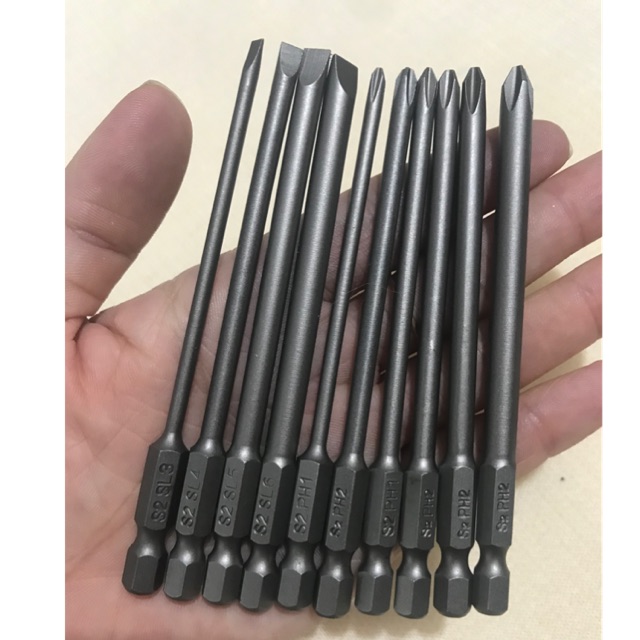 [HCM]Bộ 10 Cái Mũi Bắn Vít (Nhật Bãi)