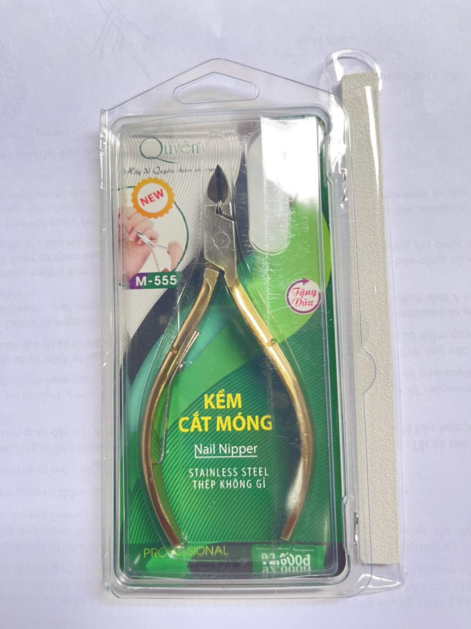 Kềm cắt móng quyên m555, tặng dũa