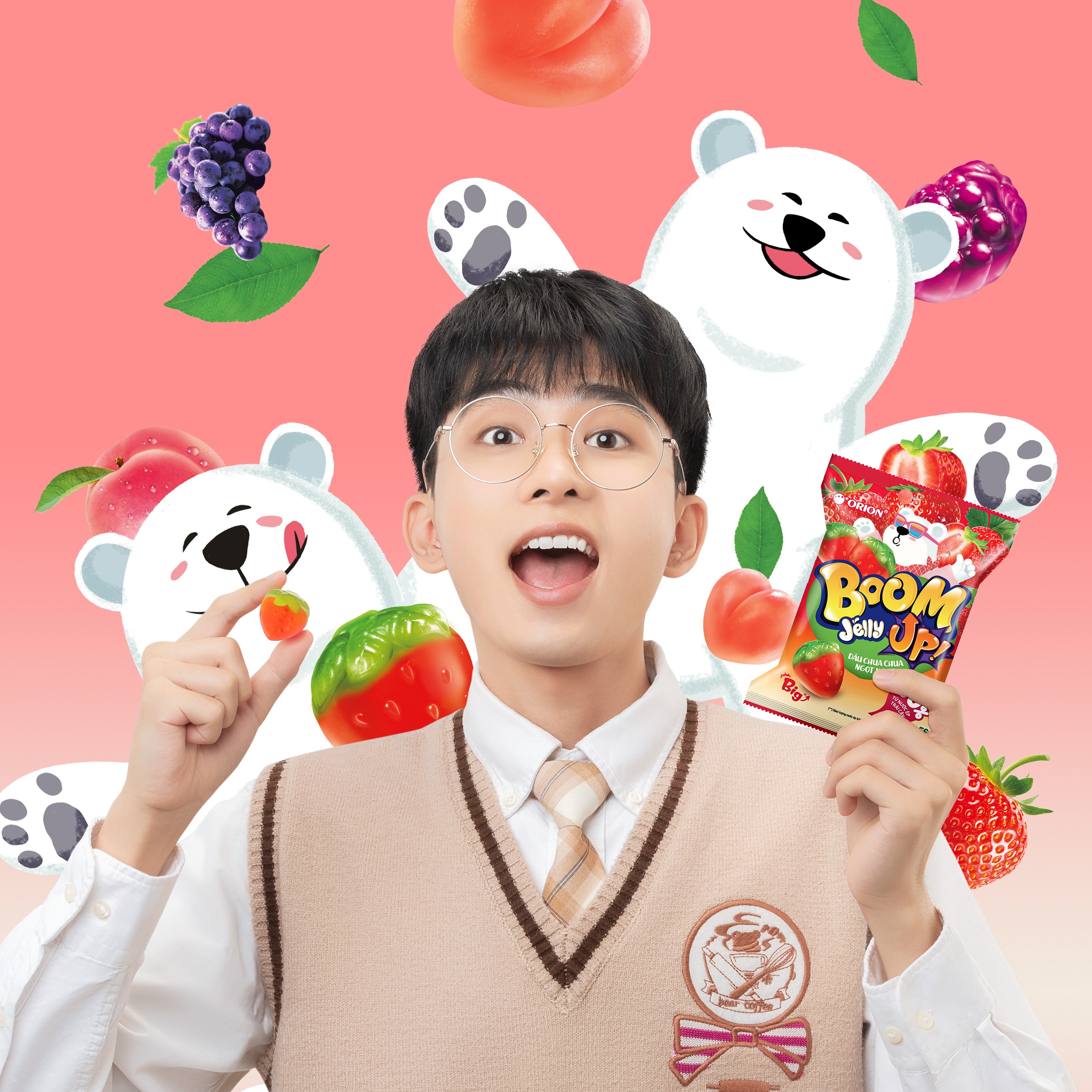 Kẹo dẻo Boom Jelly Orion 25g