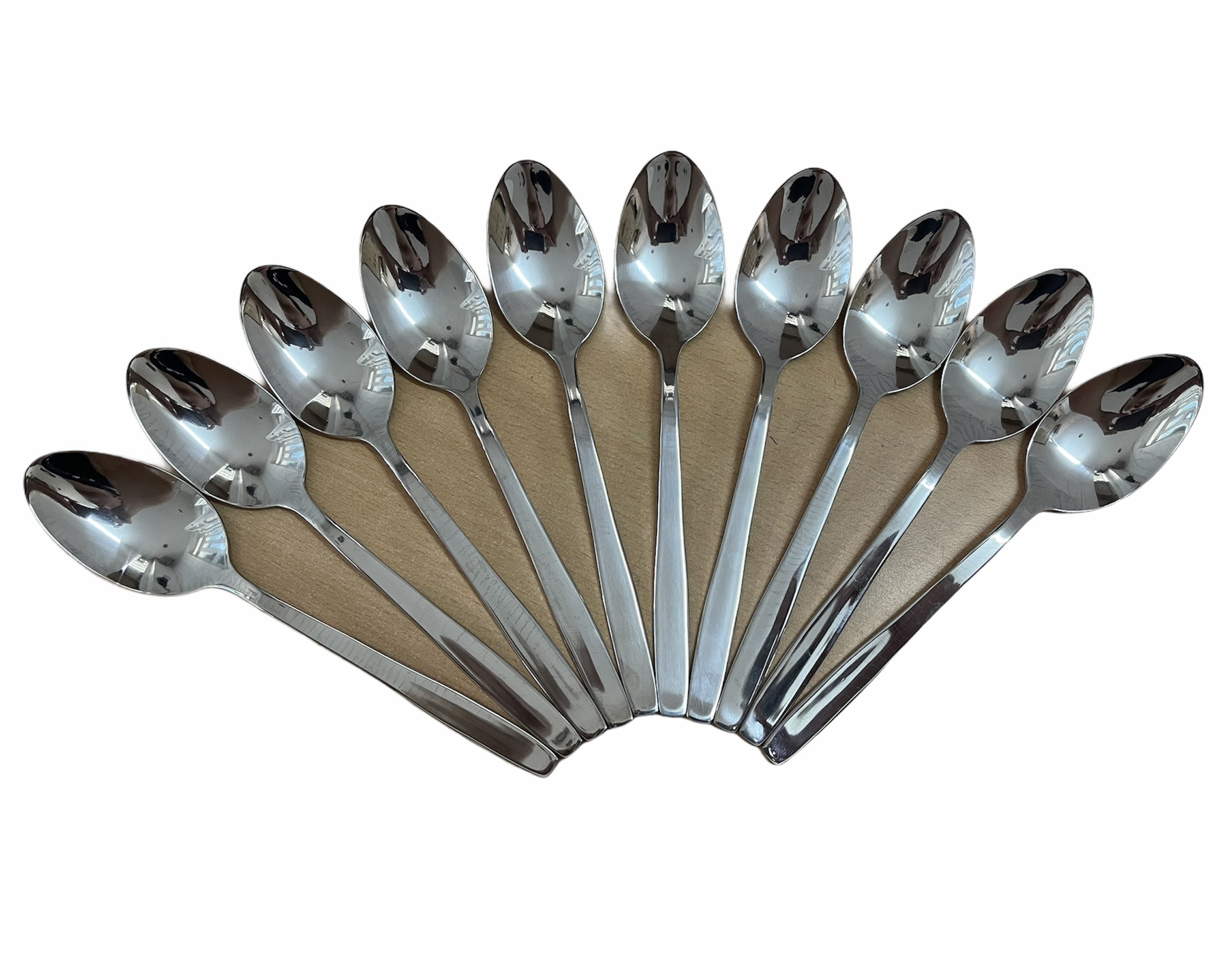 [HCM]Sét 10 Muỗng - Thìa Inox Súp Nhọn [ Kích Thước: 4.3cm x 21.2cm ]