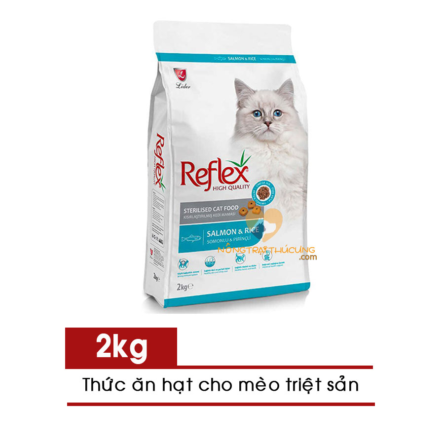 Thức Ăn Cho Mèo Triệt Sản Reflex Sterilised Gói 2kg - [Nông Trại Thú Cưng]