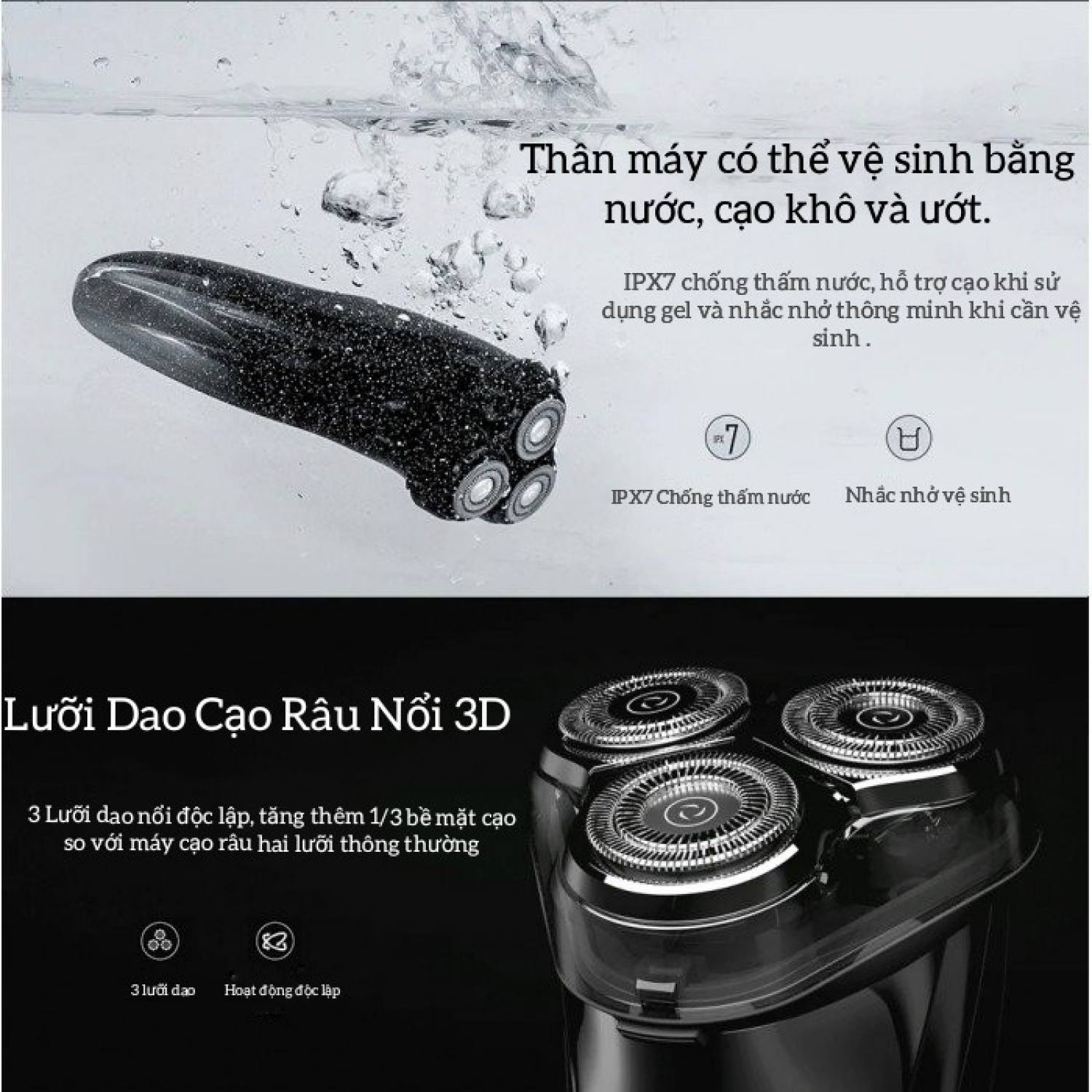 Máy cạo râu Enchen BlackStone 3 - Electric Shaver 3D