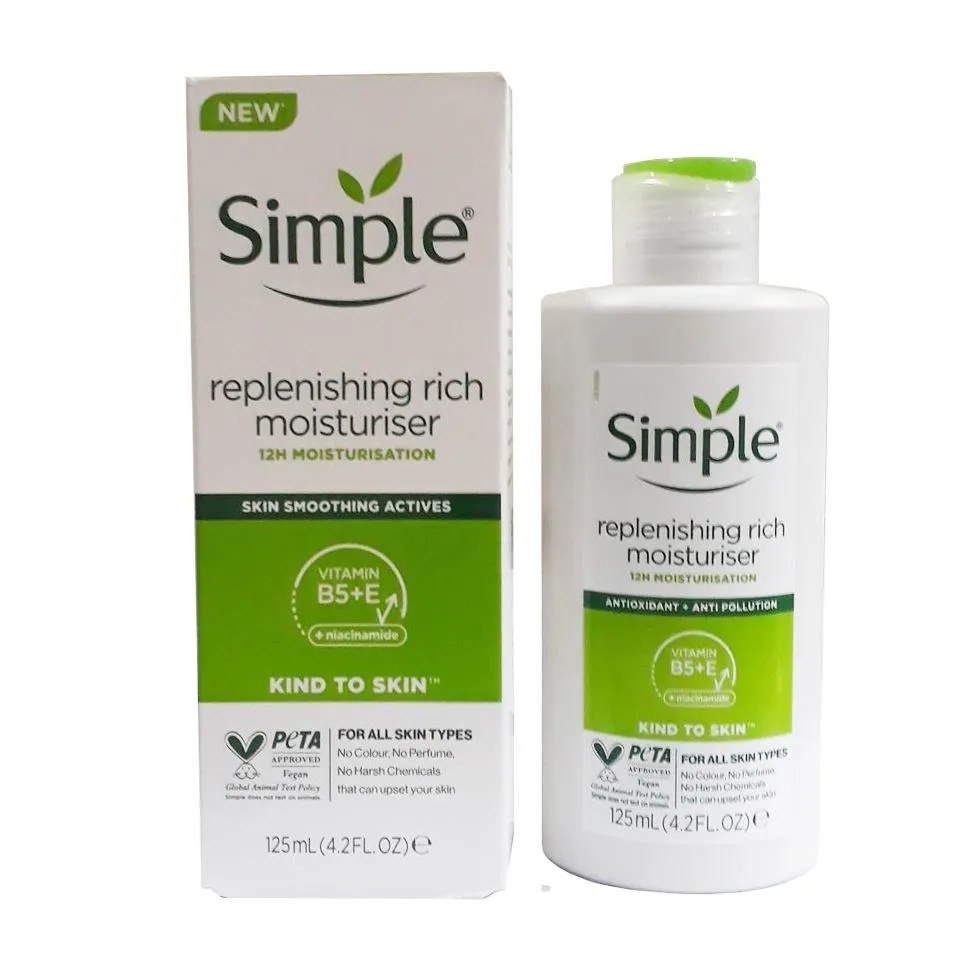 Lotion Dưỡng Ẩm Simple Hydrating Light Moisturiser 125ml