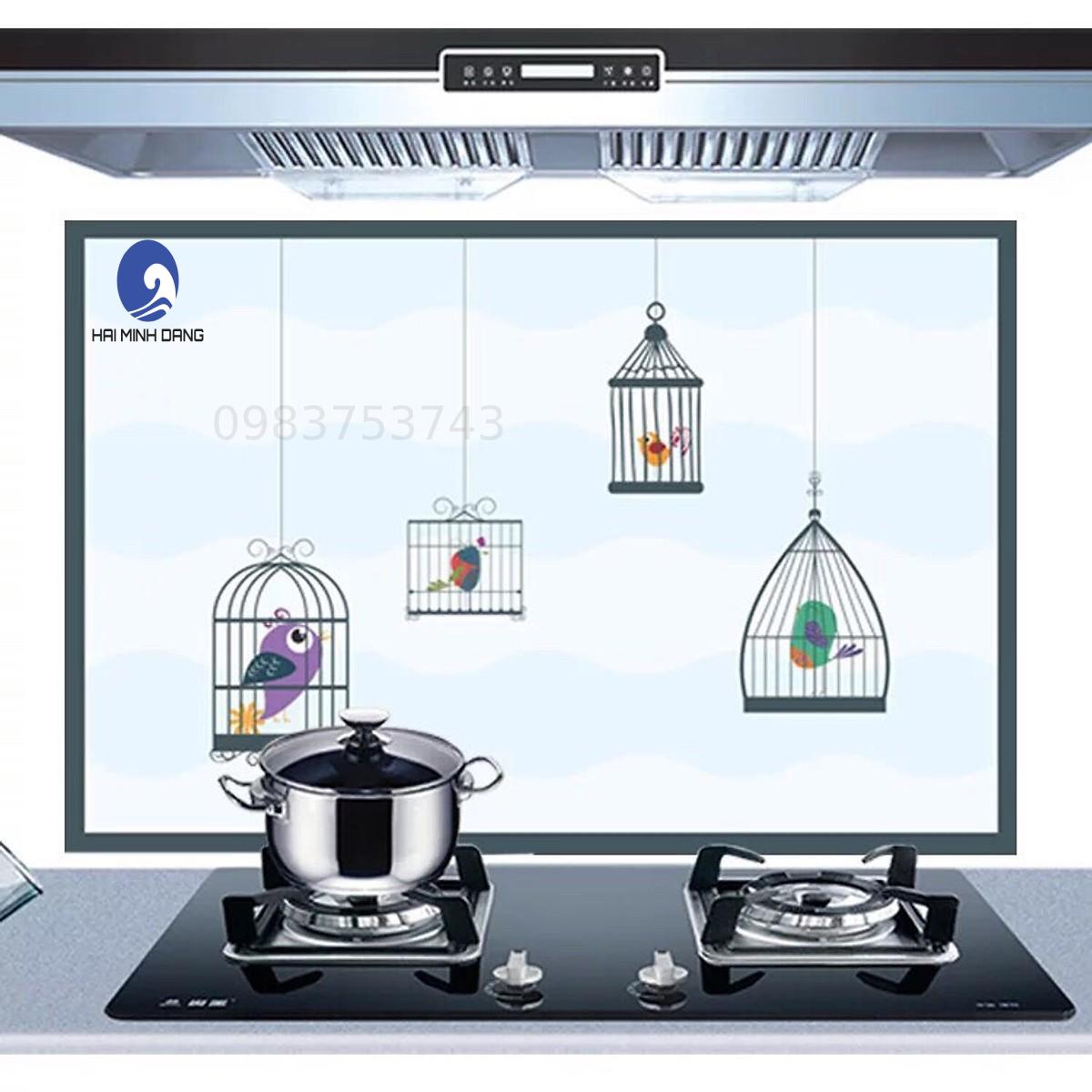 Giấy Dán Bếp Cách Nhiệt 3D Mẫu Mới Siêu Bền