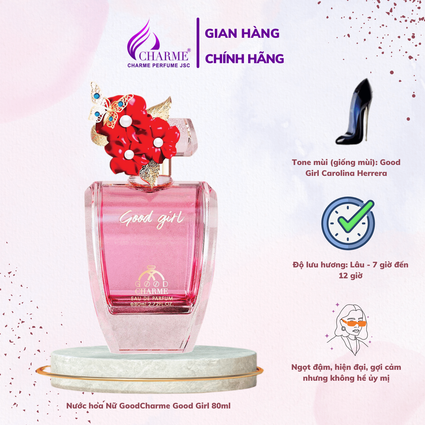 Nước Hoa nữ good charme good girl 80ml