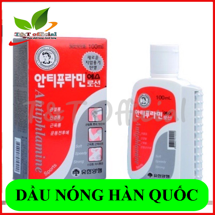 Dầu Nóng Xoa Bóp Chinh hang từ Hàn Quốc 100ml