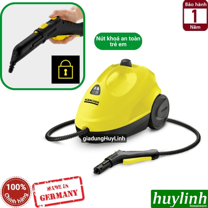 [Trả góp 0%]Máy vệ sinh bằng hơi nước Karcher SC2 Easyfix -  Made in Đức