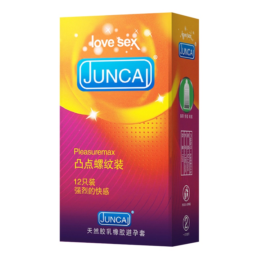 Bao cao su Juncaii Pleasuremax ( hộp 12 chiếc)