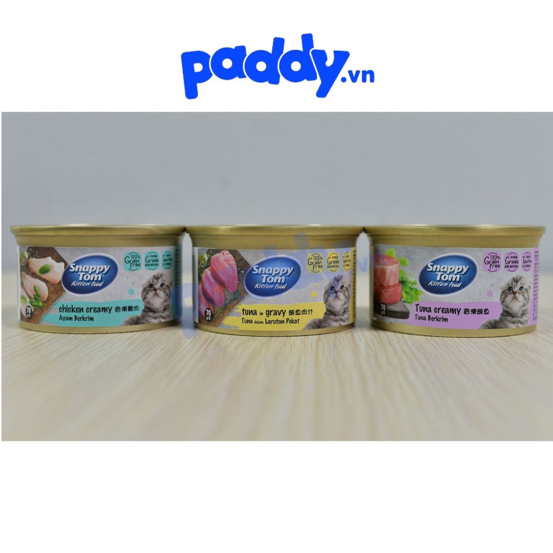 Pate Cho Mèo Con Snappy Tom Kitten Premium Lon 70g