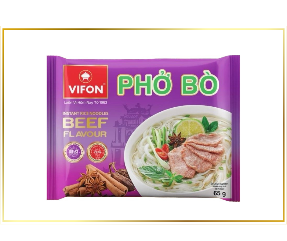 Phở Bò Vifon thùng 30 gói - 65gr/gói