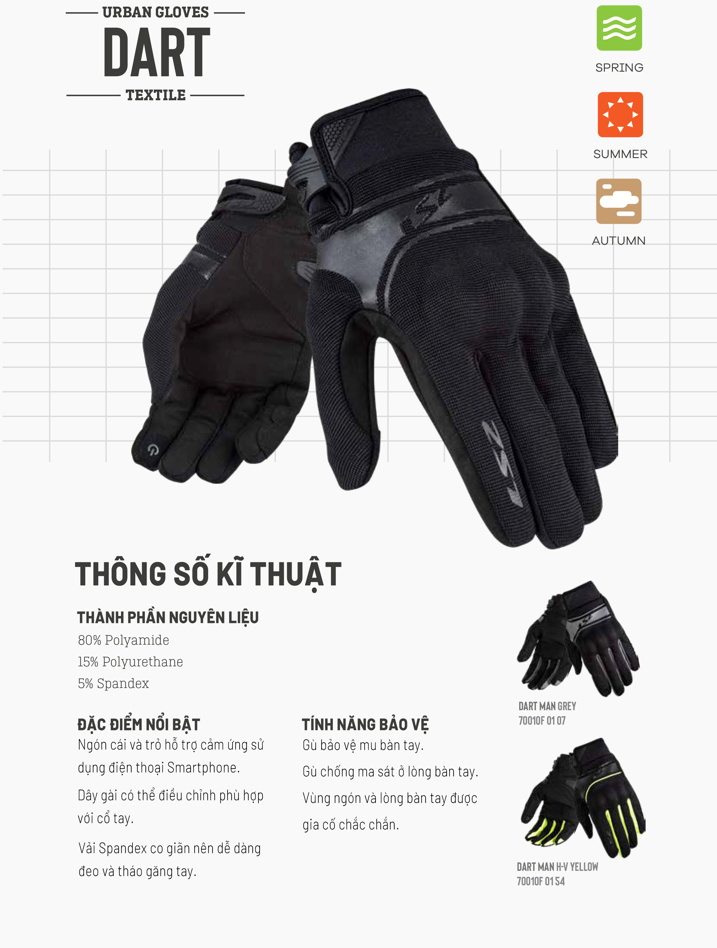 GĂNG TAY BẢO HỘ LS2 DART MAN