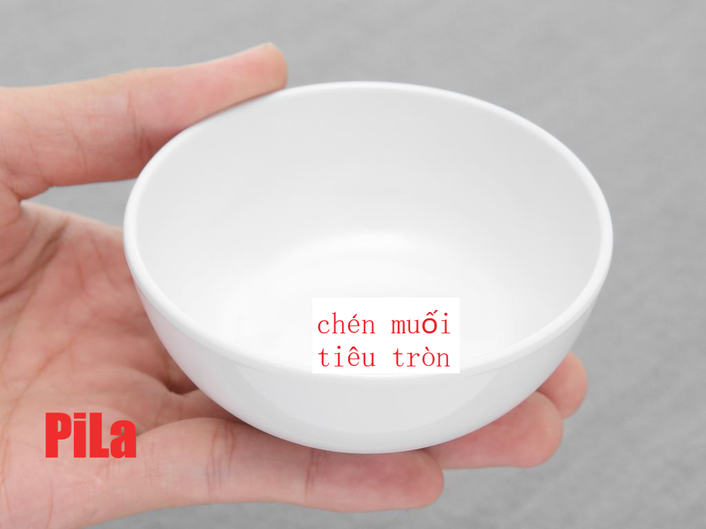 COMBO 10 Chén Nước Chấm Kiểu TRòn Trắng, Chén Muối Tiêu Nâu, Chén Chấm Sắc Màu