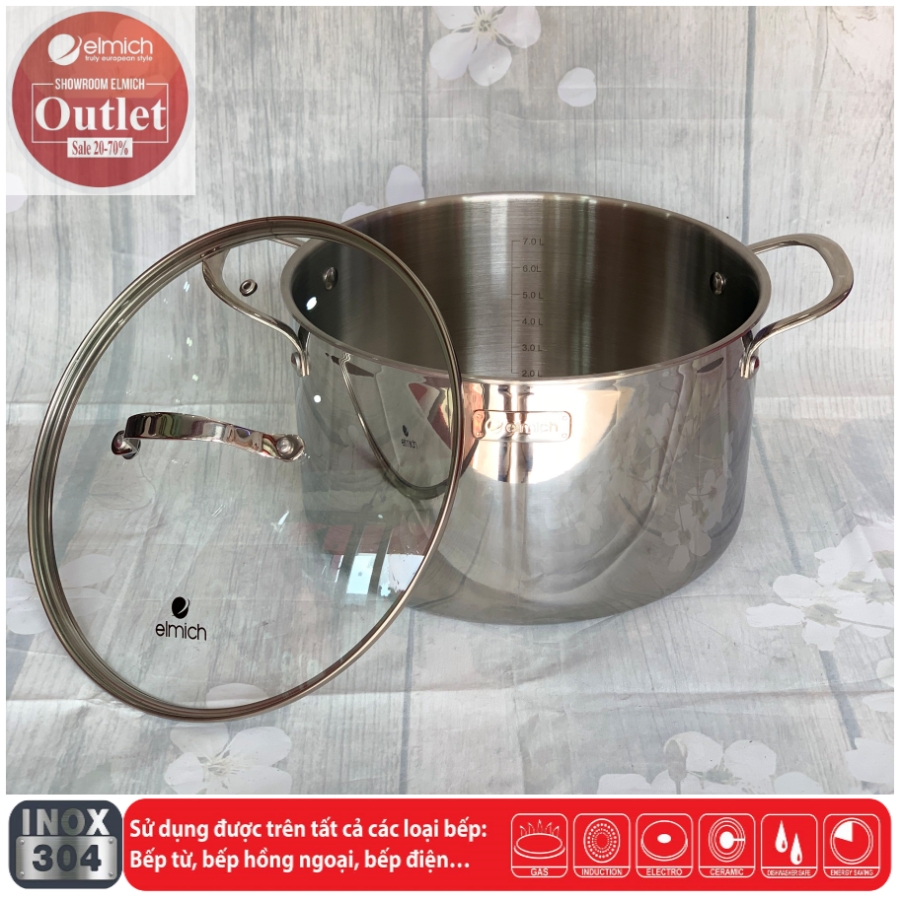 NỒI INOX CAO CẤP 3 LỚP ĐÁY LIỀN TRI-MAX 24 CM