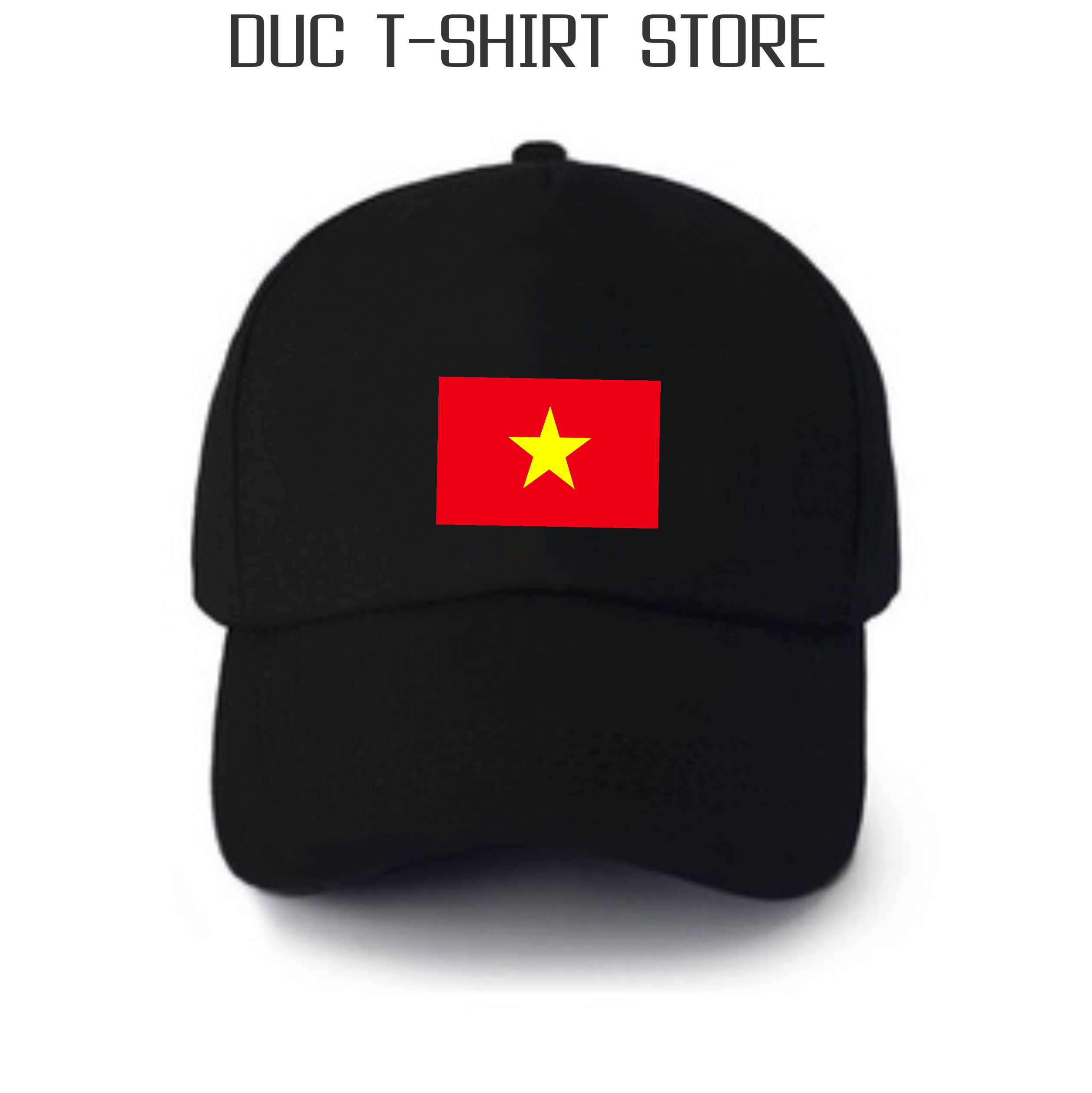 Nón Kết,Mũ Lưỡi Trai in cờ Việt Nam Form chuẩn