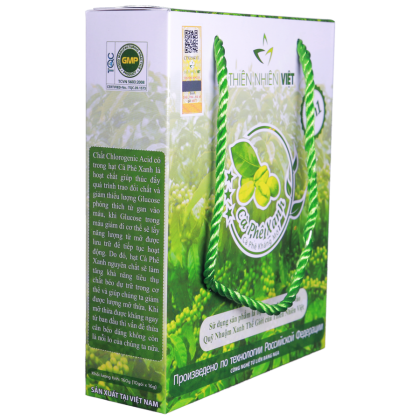 Combo 6 hộp cà phê xanh nhỏ 10 gói
