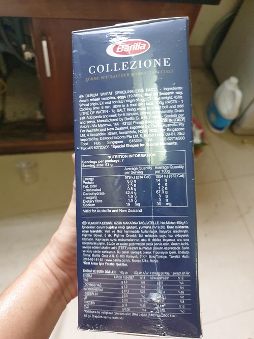 Barilla net yarn tagliatelle-450g