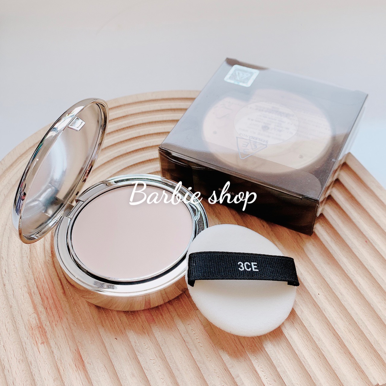 Phấn Phủ 3CE Makeup Fix Powder Vỏ Kim Loại (Fair - Soft Medium - Clear Light)