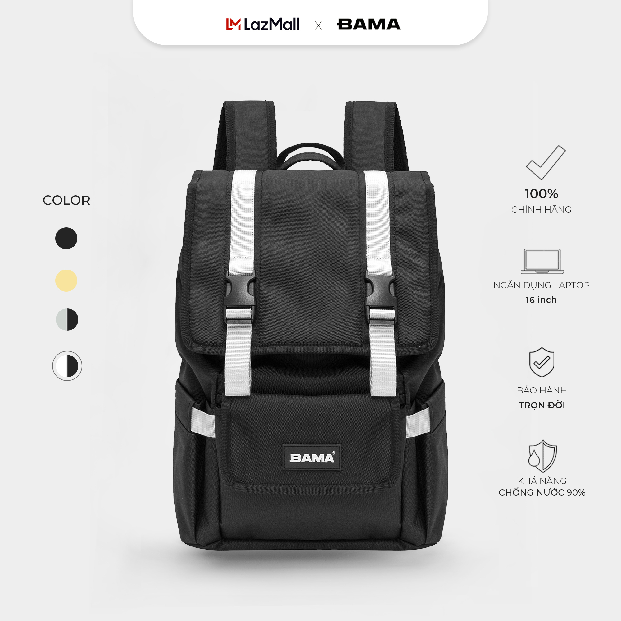 Balo BAMA Urban Backpack Chính Hãng